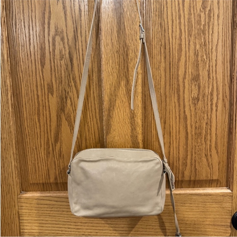 Saint Laurent YSL Lou Camera Bag Beige Leather Silver Hardware Crossbody - Picture 14 of 15